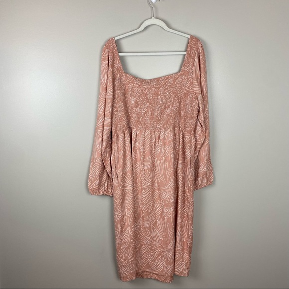 Able Joyce Smocked Midi Dress 100% viscose Size xxl new pockets - Picture 8 of 15